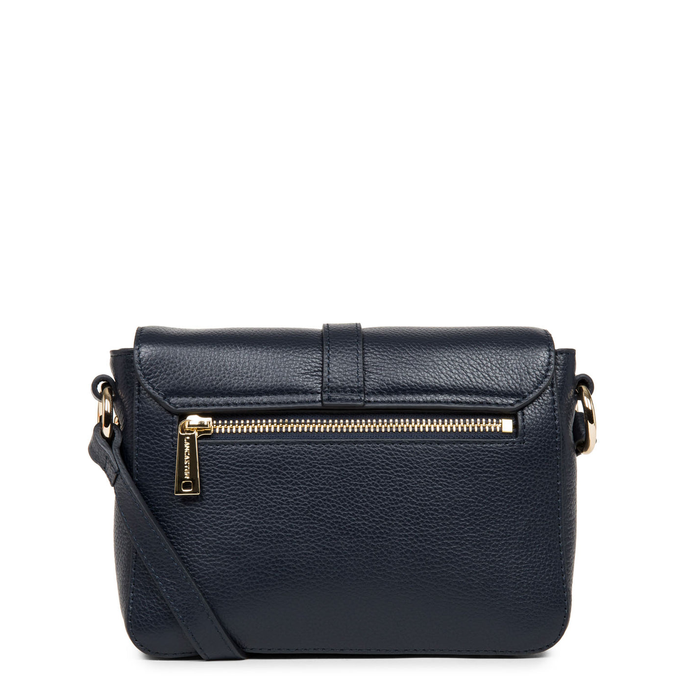 petit sac trotteur - foulonné milano #couleur_bleu-fonc