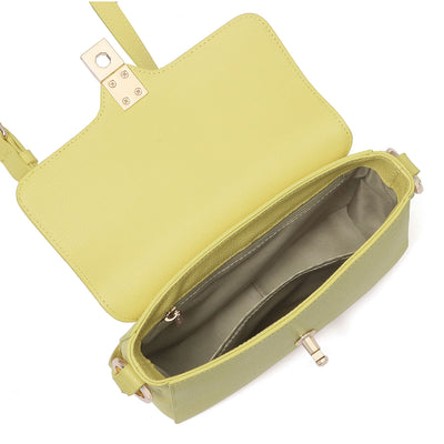 petit sac trotteur - foulonné milano #couleur_jaune-clair