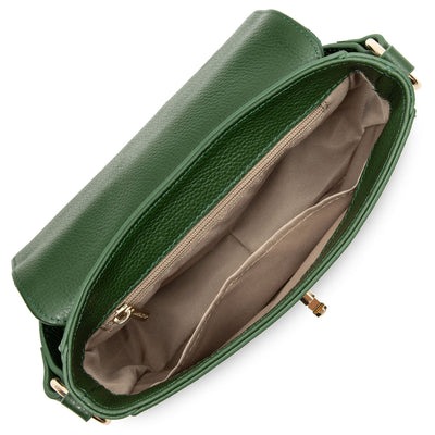 petit sac trotteur - foulonné milano #couleur_vert-pin