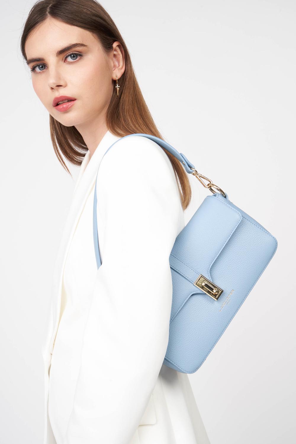 sac baguette - foulonné milano #couleur_bleu-ciel