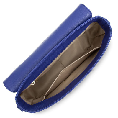sac baguette - foulonné milano #couleur_bleu-lectrique