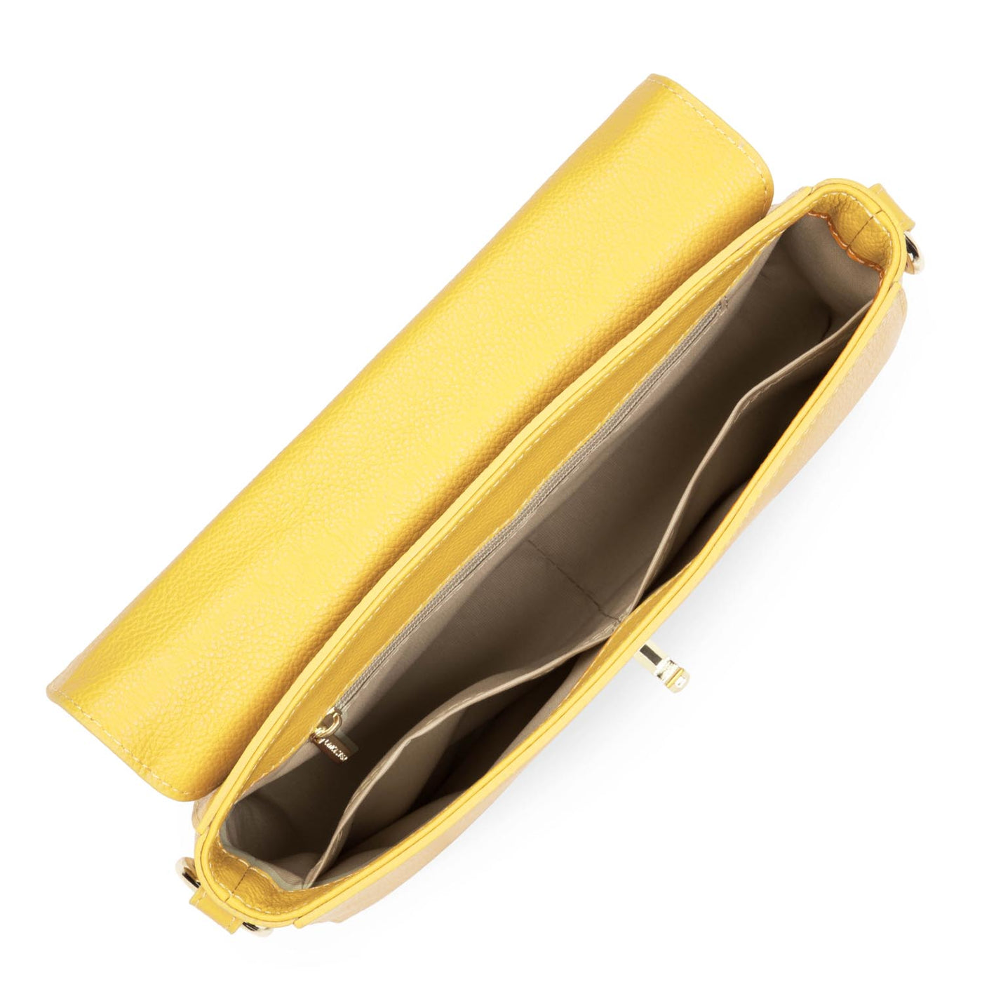 sac baguette - foulonné milano #couleur_jaune