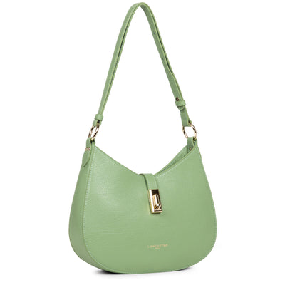 sac besace - foulonné milano #couleur_vert-amande