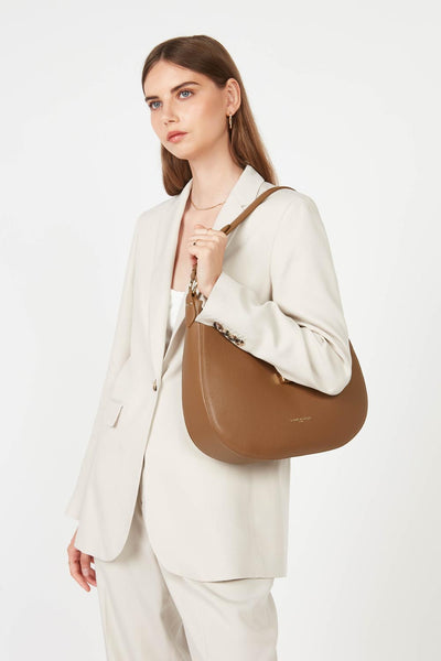 grand sac besace - foulonné milano #couleur_camel