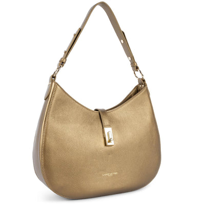 grand sac besace - foulonné milano #couleur_gold-antic