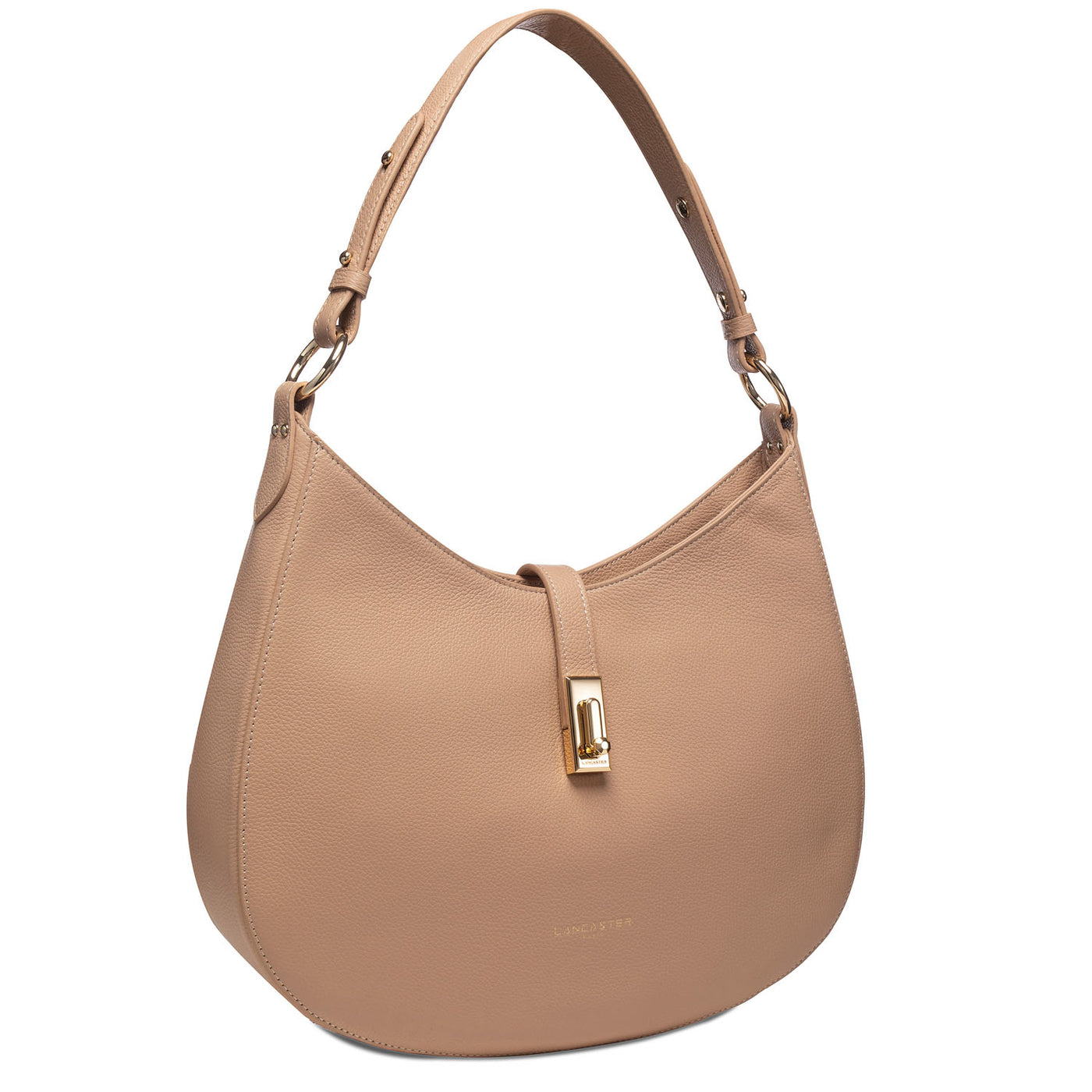 grand sac besace - foulonné milano #couleur_nude