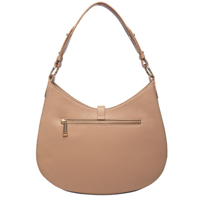 grand sac besace - foulonné milano #couleur_nude
