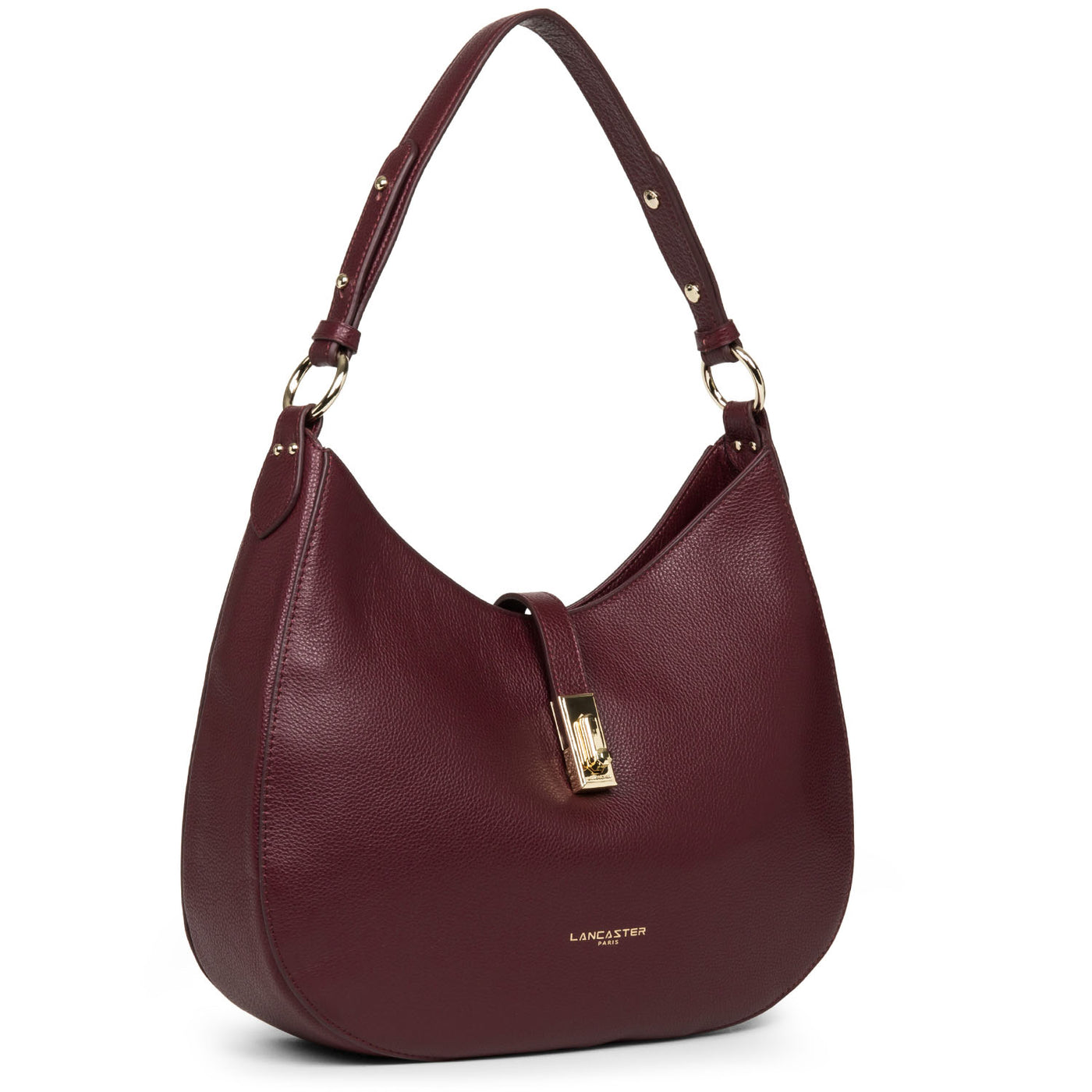 grand sac besace - foulonné milano #couleur_pourpre