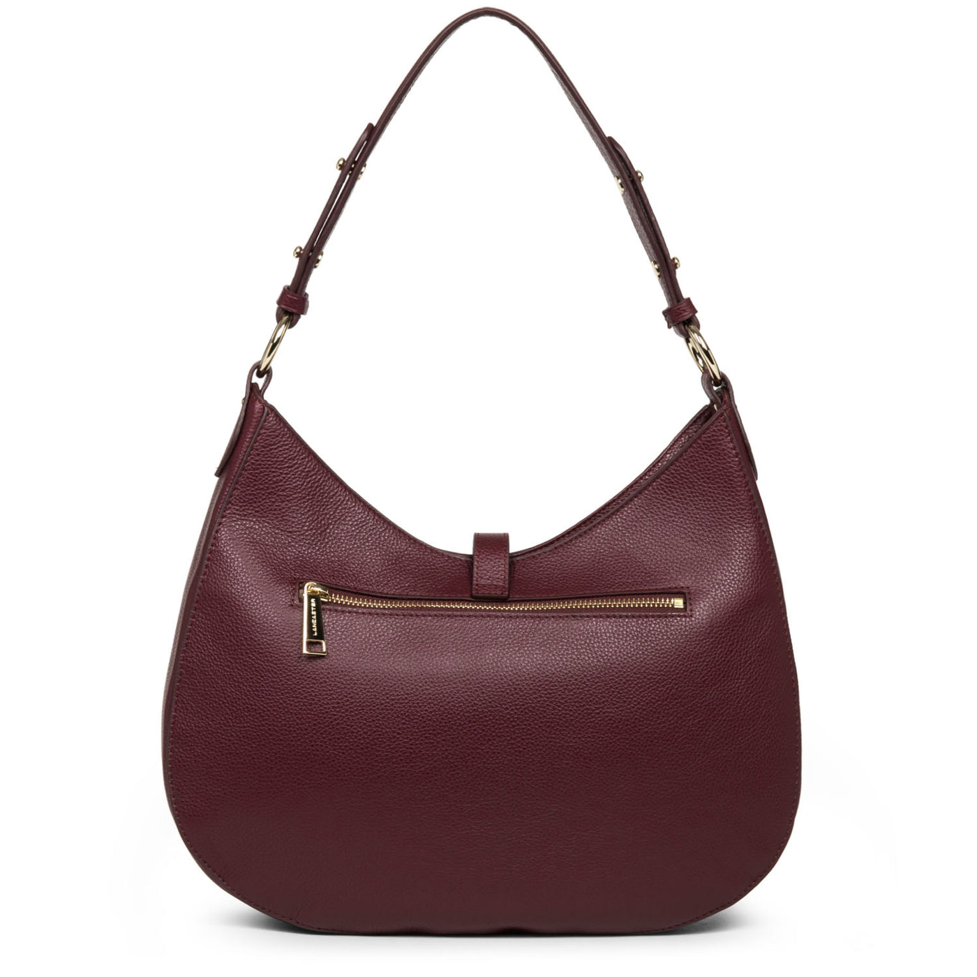 grand sac besace - foulonné milano #couleur_pourpre