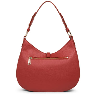grand sac besace - foulonné milano #couleur_rouge