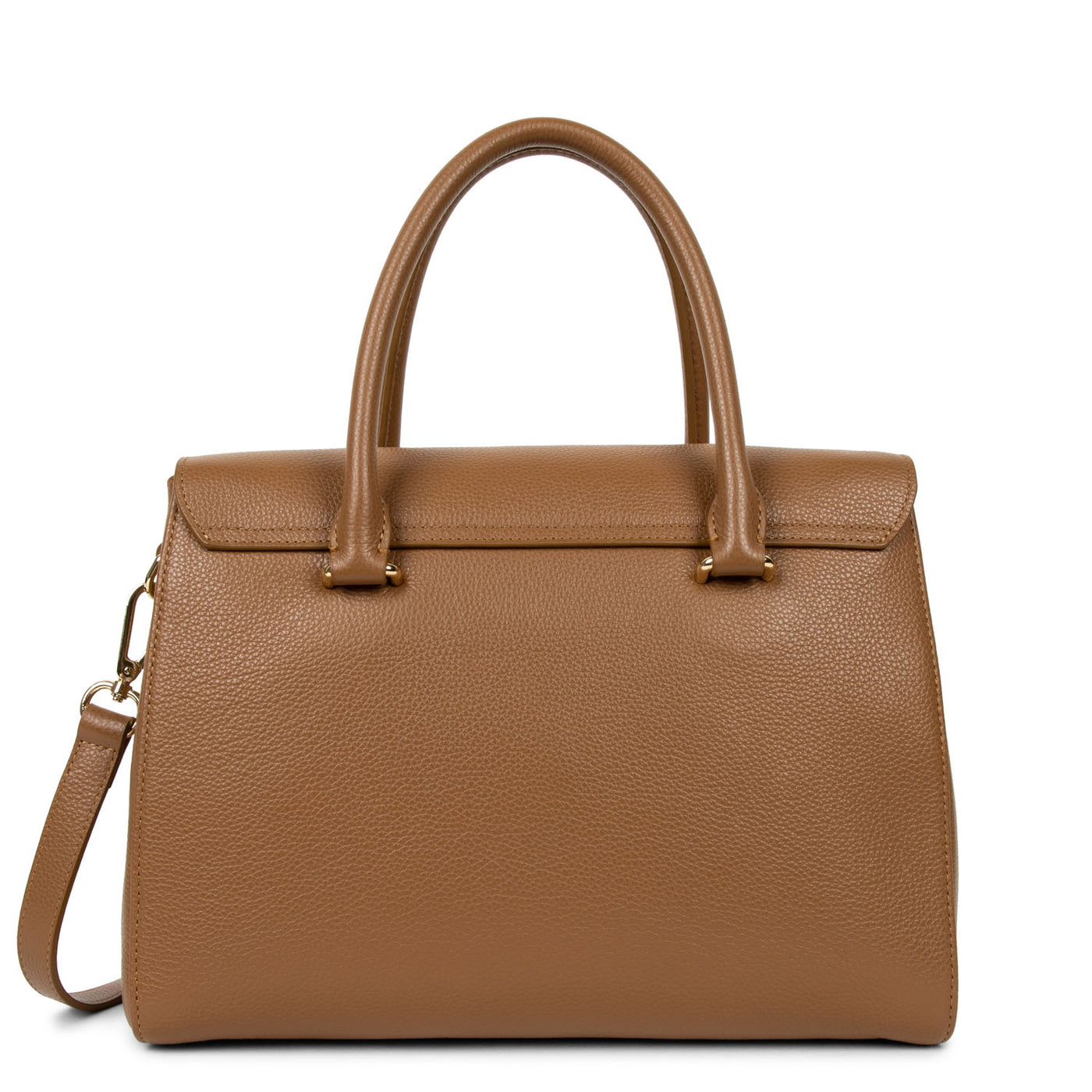 grand sac à main - foulonné milano #couleur_camel