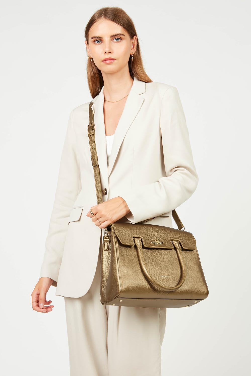 Sac à Main Femme Lancaster 'Milano Cosmos' - Couleur Lagon, Style Iconique Et Pratique