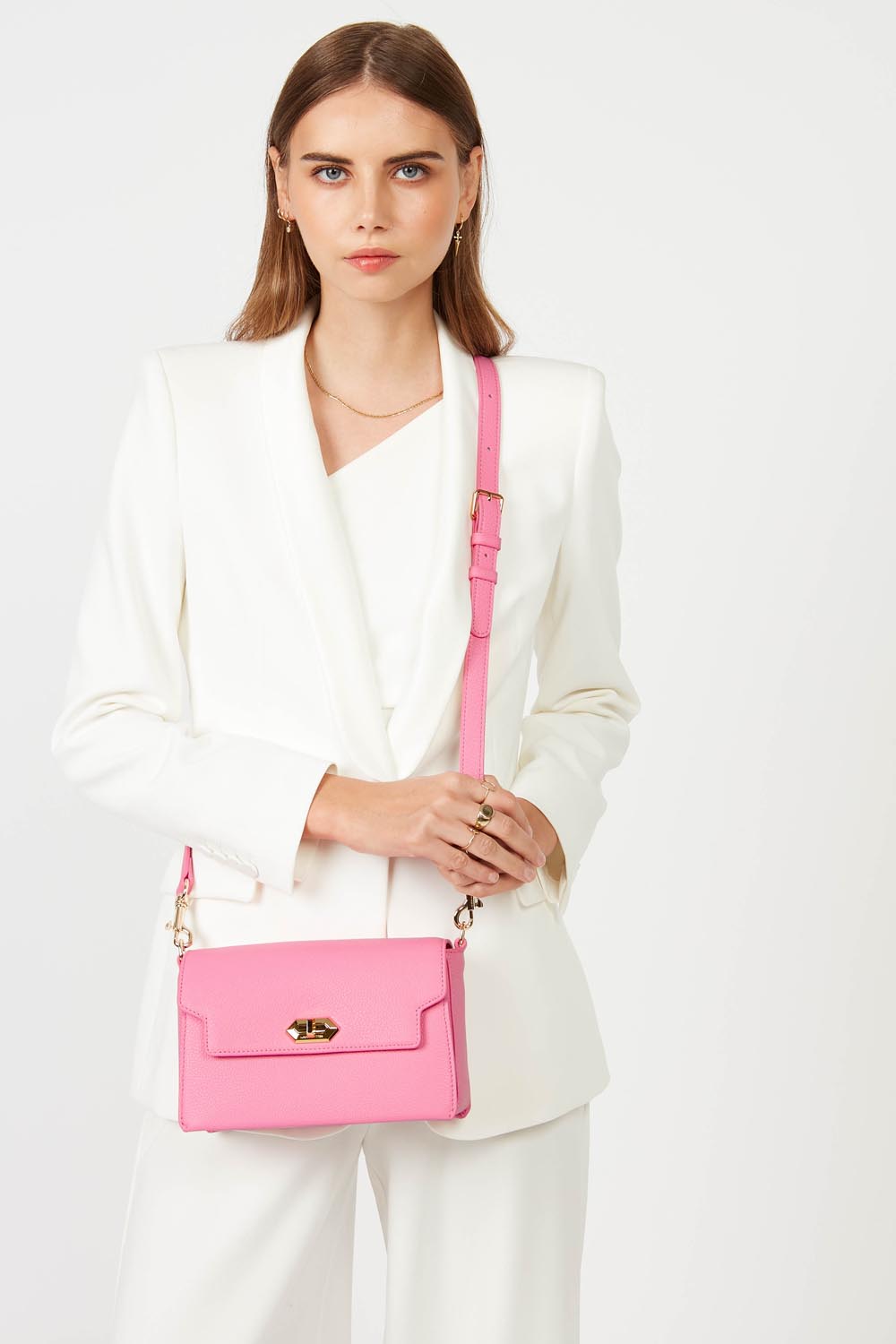 sac trotteur - foulonné milano #couleur_rose