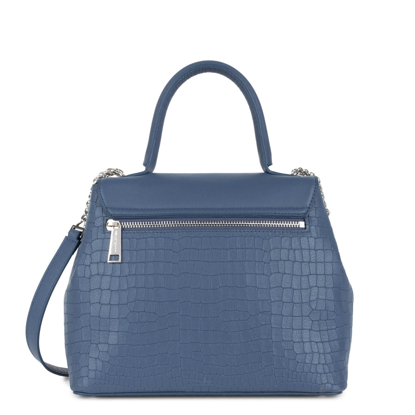 sac à main - pia #couleur_bleu-croco