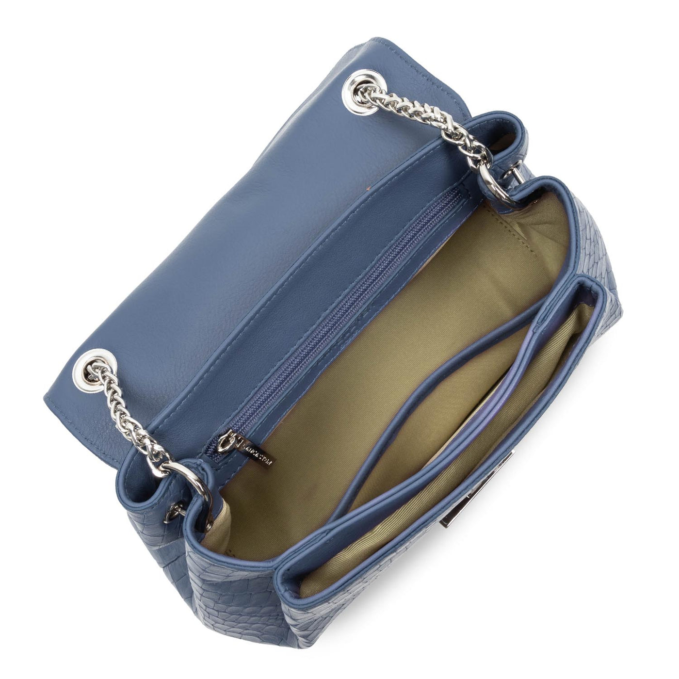sac à main - pia #couleur_bleu-croco