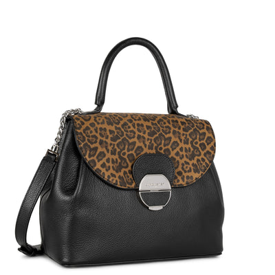sac à main - pia #couleur_noir-lopard