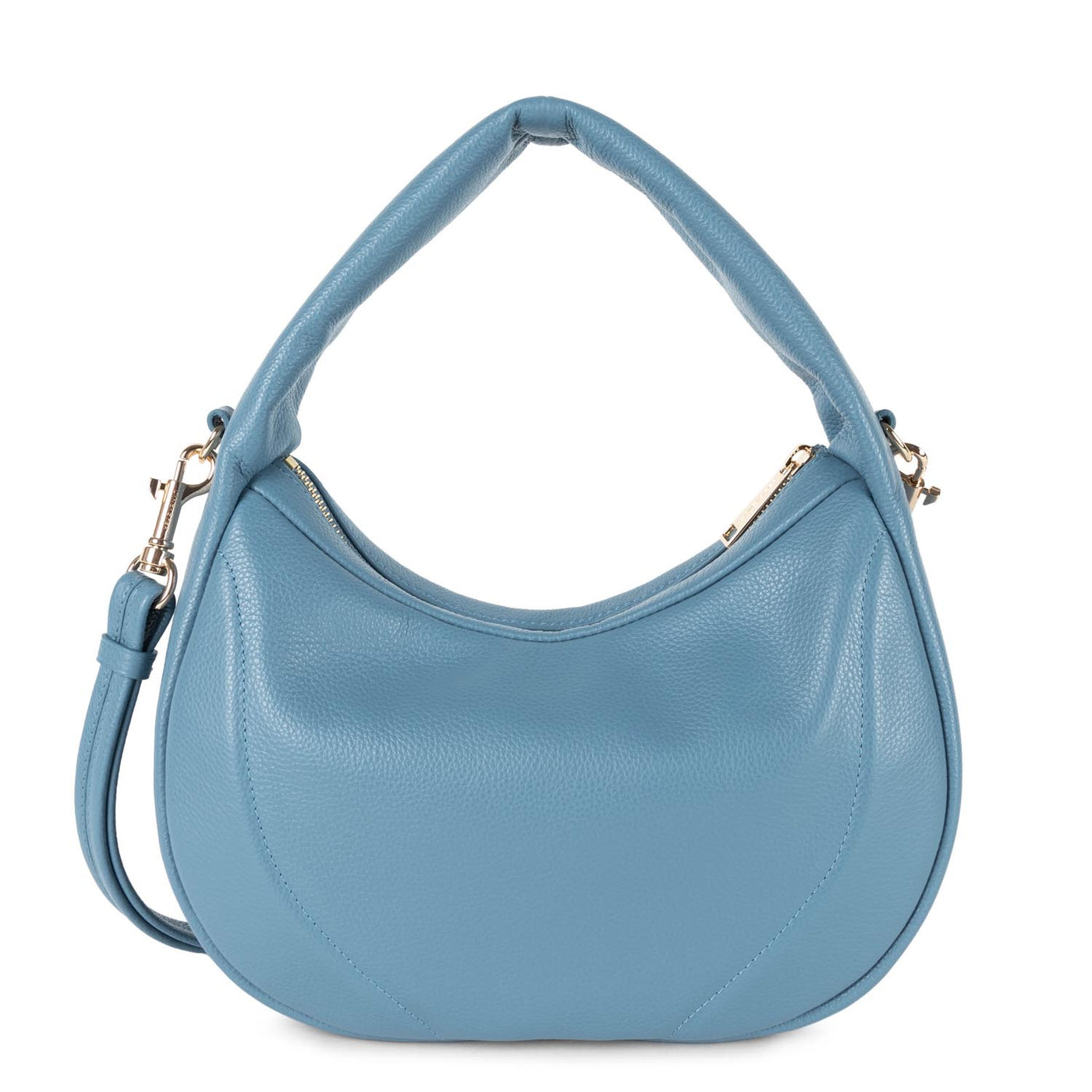 sac à main - foulonné cerceau #couleur_bleu-stone
