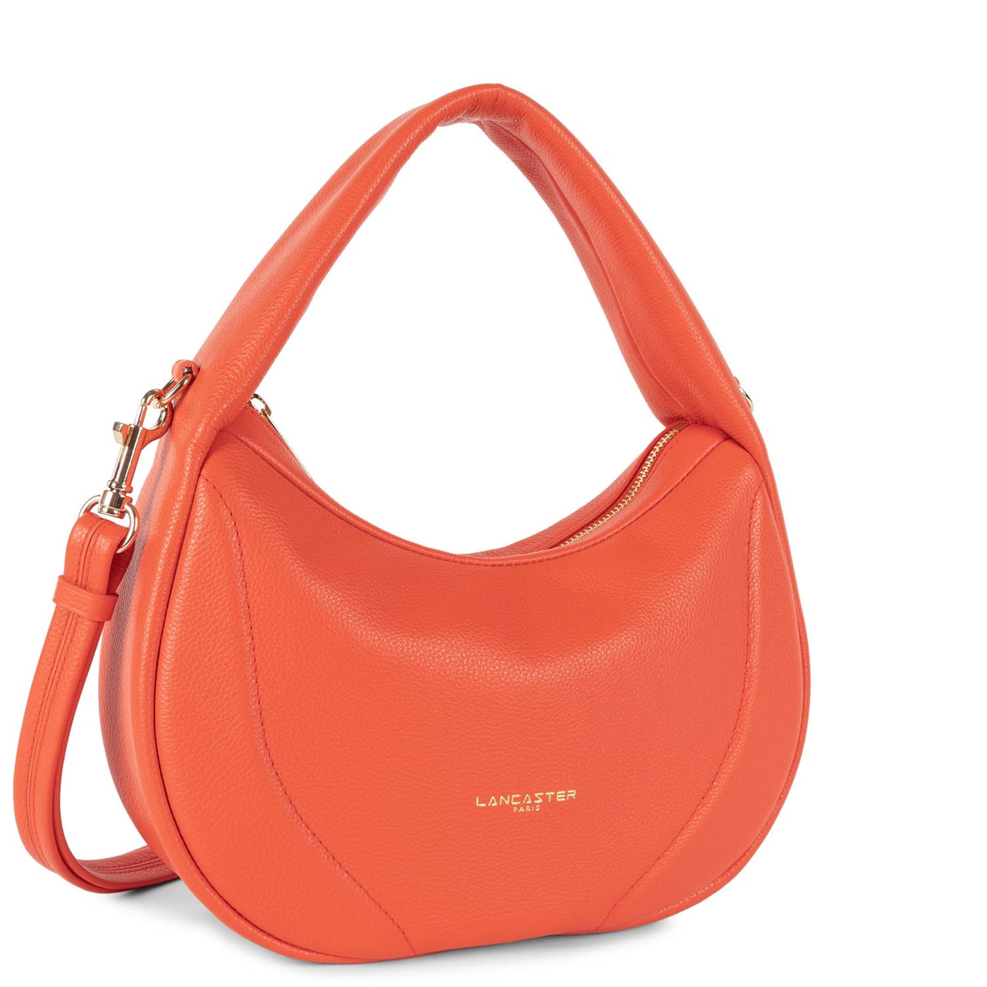 sac à main - foulonné cerceau #couleur_orange