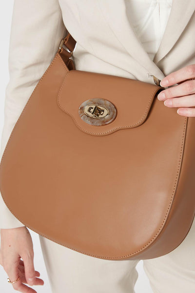 sac hobo - marble touch #couleur_camel