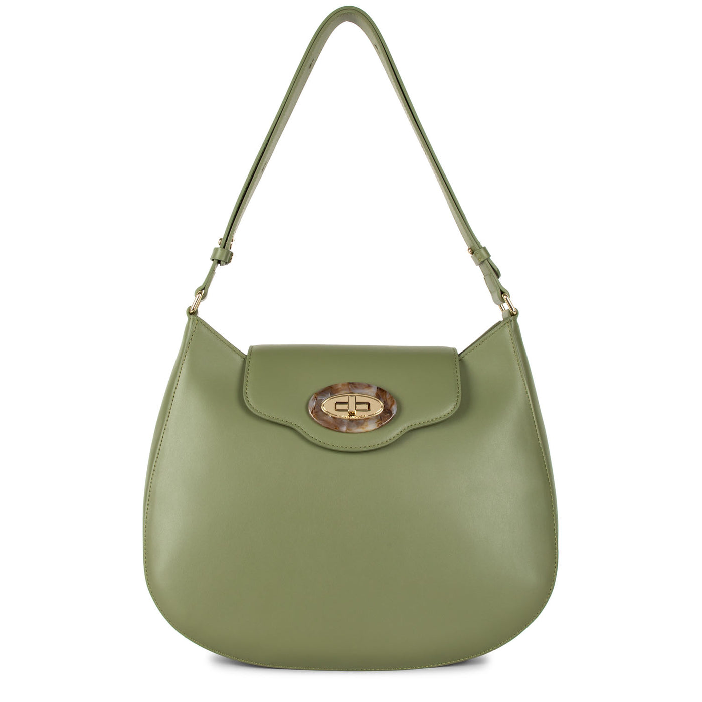 sac hobo - marble touch #couleur_olive