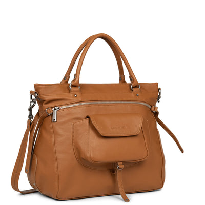 grand sac à main - soft vintage nova #couleur_miel