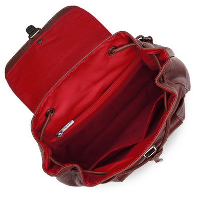 sac à dos - soft vintage nova #couleur_bordeaux