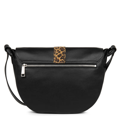 sac besace - soft vintage #couleur_noir-lopard