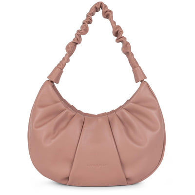 sac hobo - soft chou chou #couleur_rose-cendre