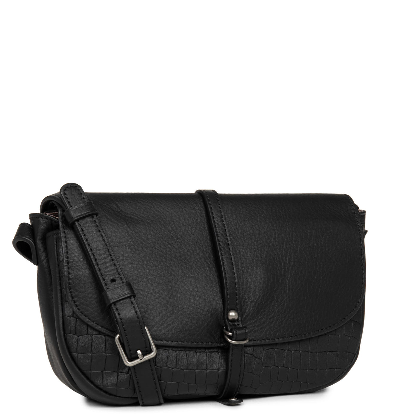 petit sac trotteur - soft vintage nova #couleur_noir-croco