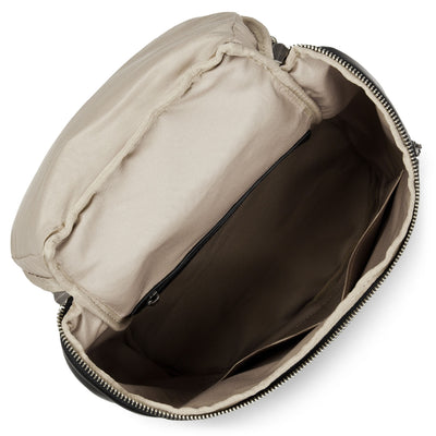 sac à dos zippé - soft vintage #couleur_noir