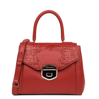 sac à main - parisienne sophia #couleur_rouge-croco